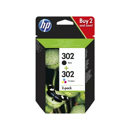 HP 302 Multipack Original Druckerpatronen Schwarz + Tricolor