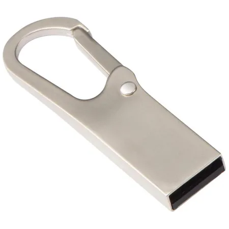 Macma USB-Stick aus Metall mit Karabinerhaken 8GB