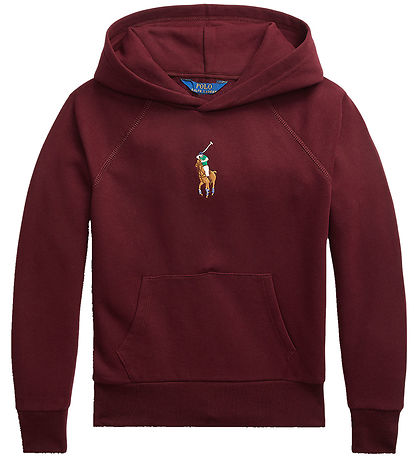 Polo Ralph Lauren Kapuzenpullover - Bordeaux m. Logo