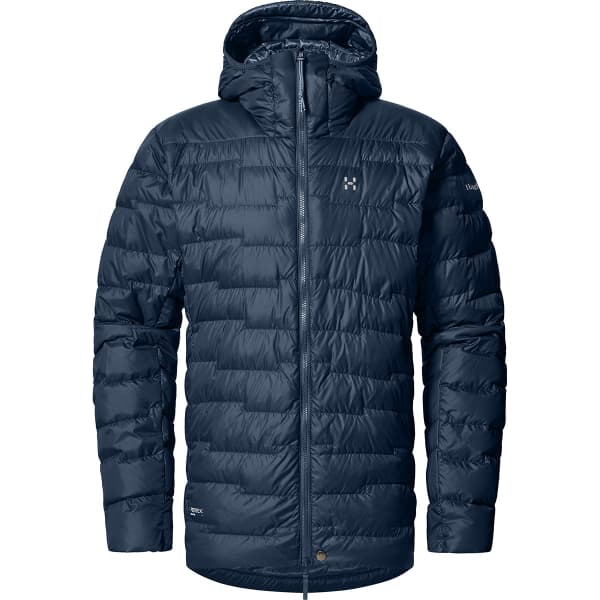 Doudoune ski de randonnée HAGLÖFS ROC FLASH DOWN HOOD M TARN BLUE