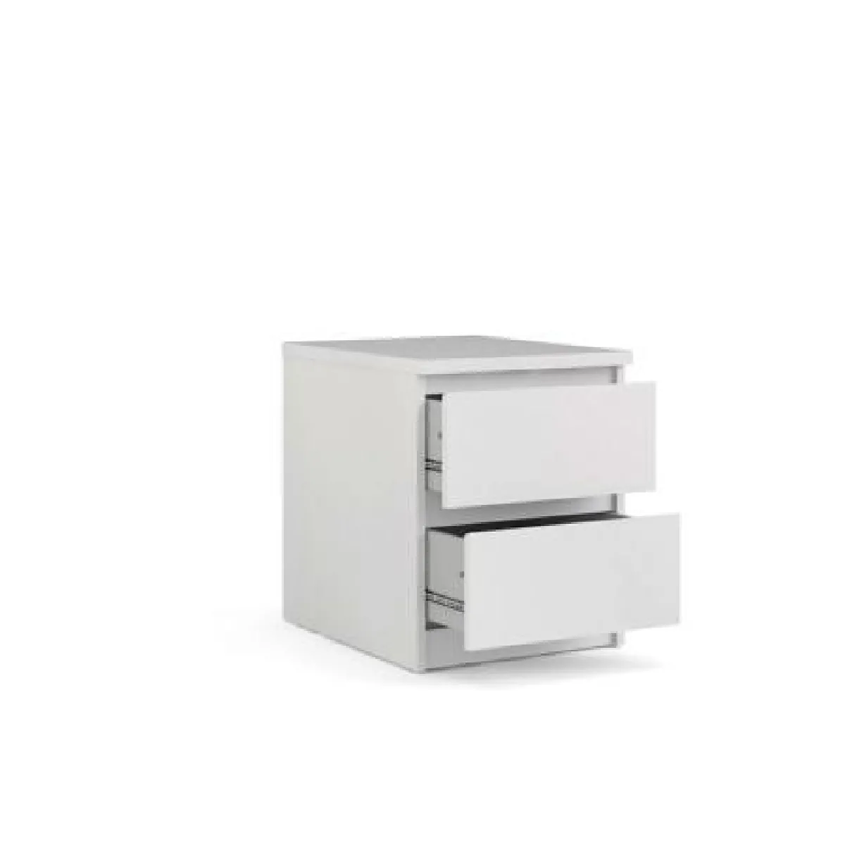 Alter Table de chevet - Blanc brillant
