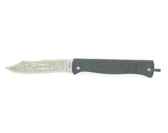 Douk Douk 200 Inox - Manche Acier Noir Couteau de poche Le Thiers par Cognet Douk Douk