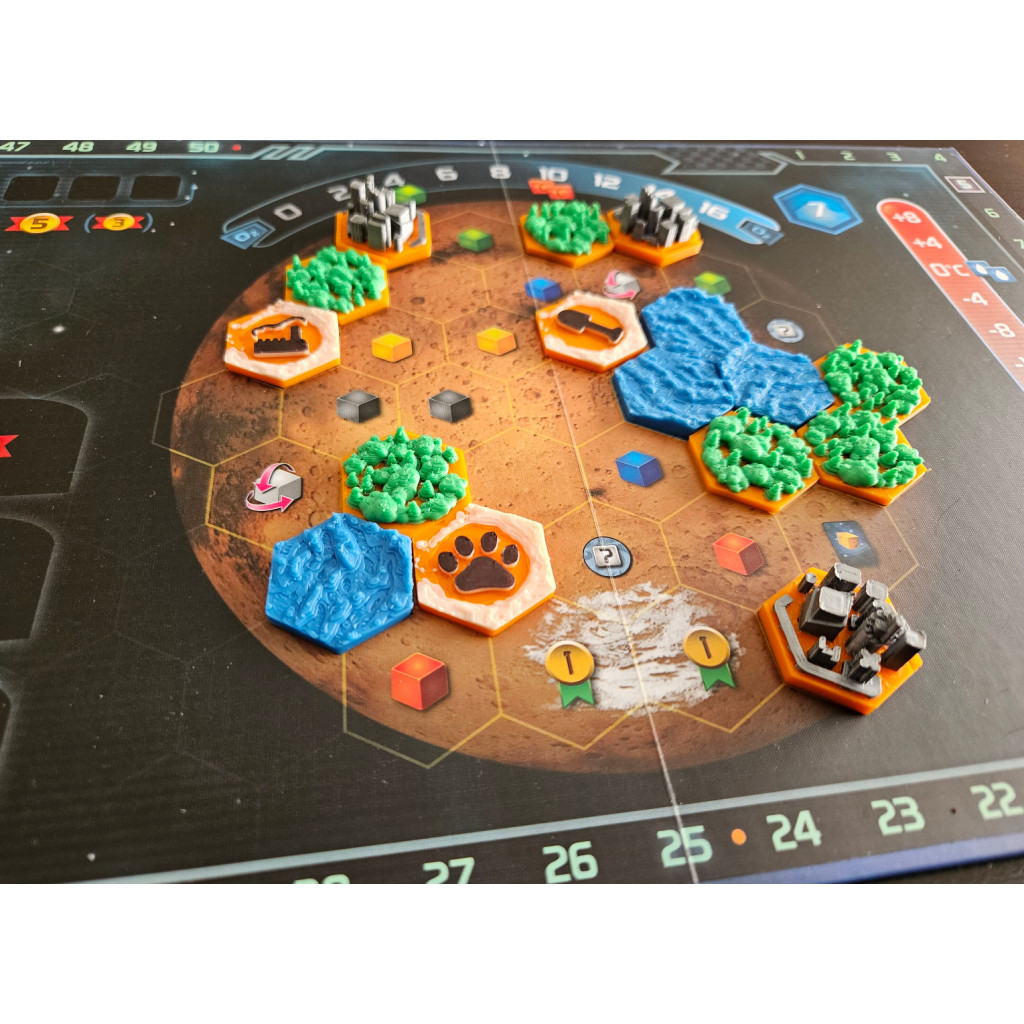 Tuiles pour Terraforming Mars - Le Jeu de Dés