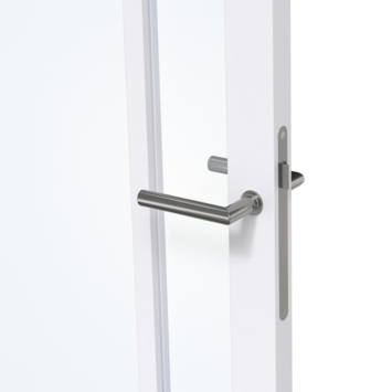Arne & Bodil binnendeur ABE107 blank glas - extra wit afgelakt