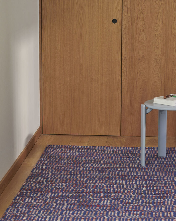 Hay Radio Rug-50 x 80-Red, blue Red, blue