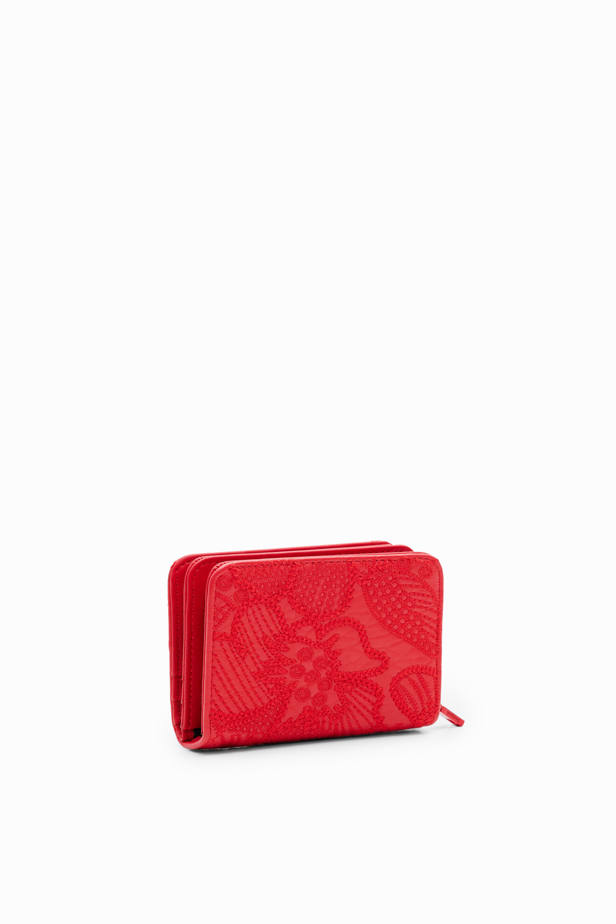 Cartera S bordada flores