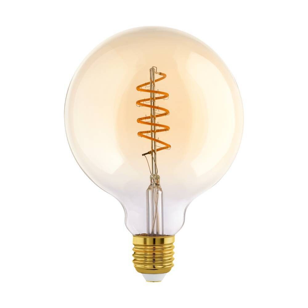 LYSPÆREEGLO GLOBE LED AMBER SPIRAL E27 4W