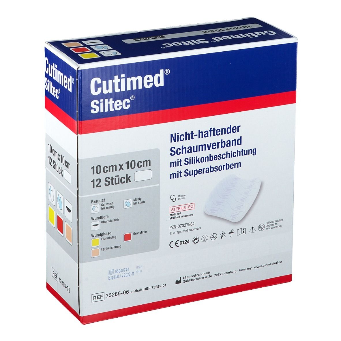 Cutimed® Siltec 10 cm x 10 cm