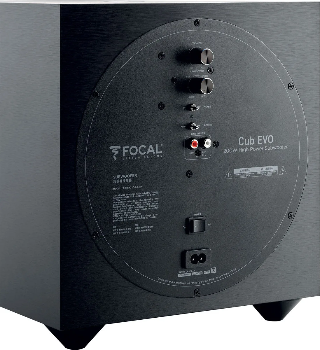 Focal Sib Evo Dolby Atmos 5.1.2 Noir Packs enceintes compactes