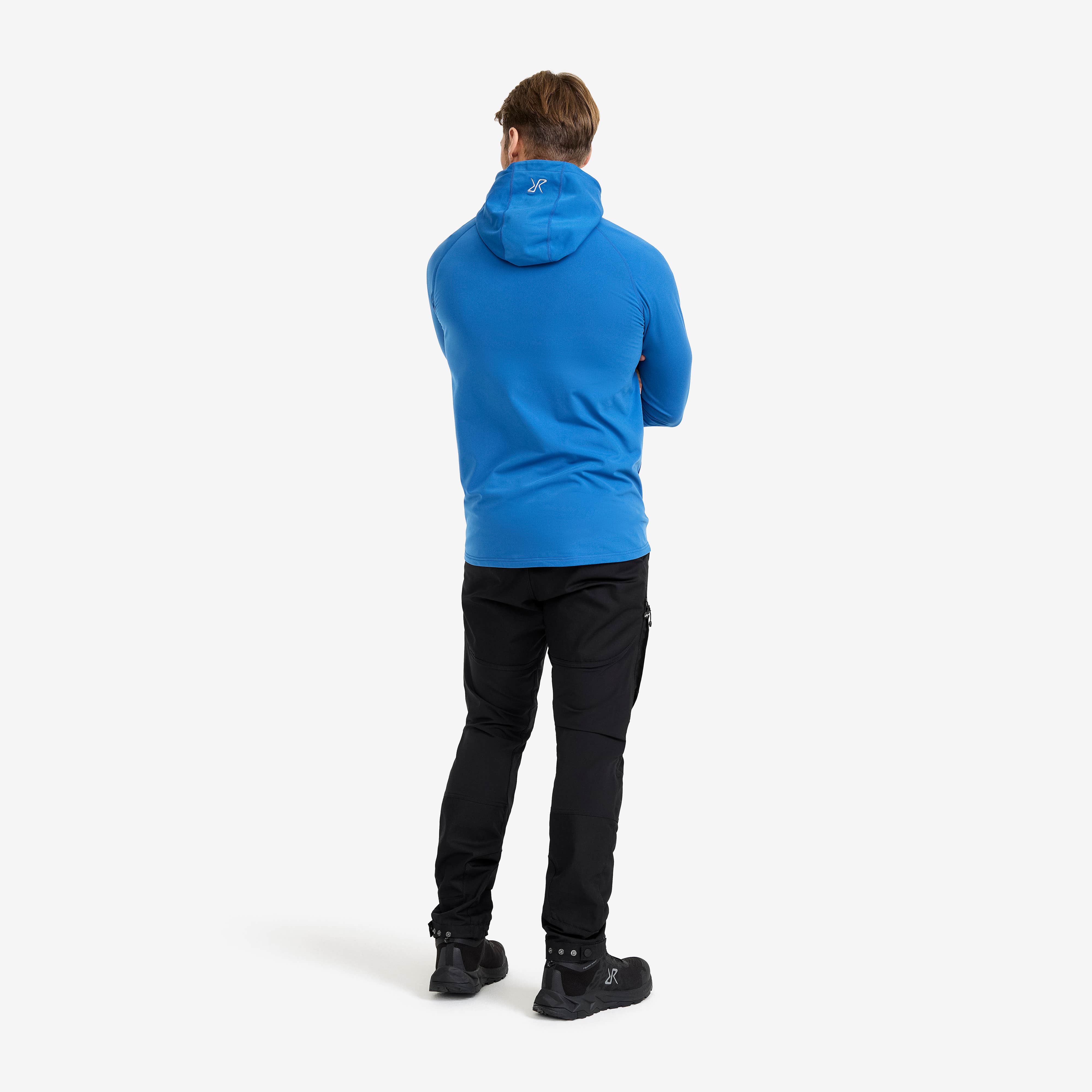 Evolution Light Stretch Fleece Hoodie Herre Classic Blue