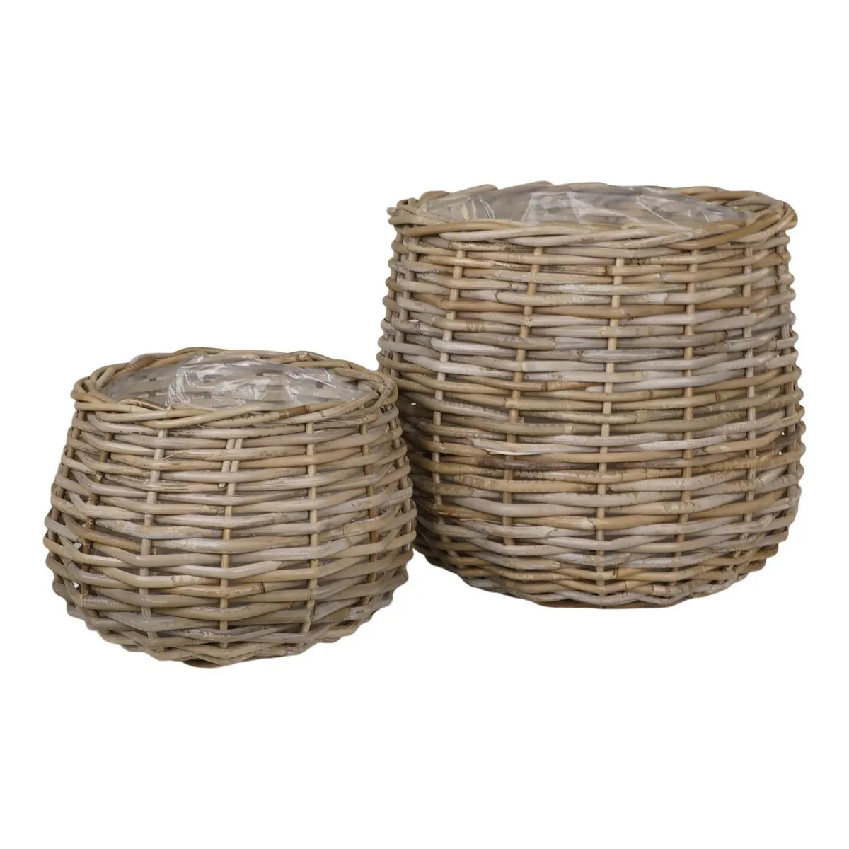 Epikasa 2 Paniers de Rangement Pulo - Marron
