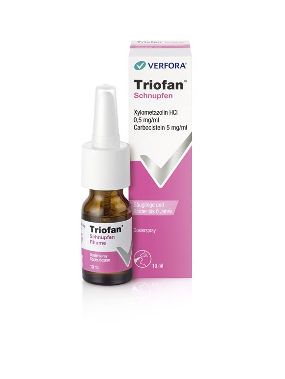 TRIOFAN Schnupfen Dosierspray Kleinkinder und Bébés bis 6 Jahre Dosierspr 10 ml