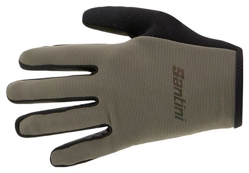 Gants Longs VTT Santini Gravel Gris