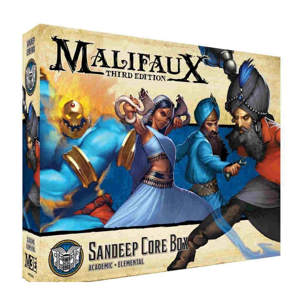 Malifaux 3E - Arcanists- Sandeep Core Box