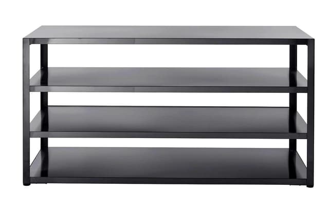 Nordic Line Sort Udekøkken Arbejdsbord med hylder 180 cm