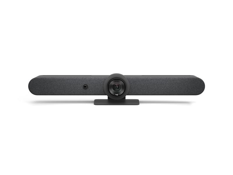 Logitech Rally Bar Video Collaboration Bar Graphite, 4K 30 All-in-one-Videobar für mittelgrosse bis grosse Räume