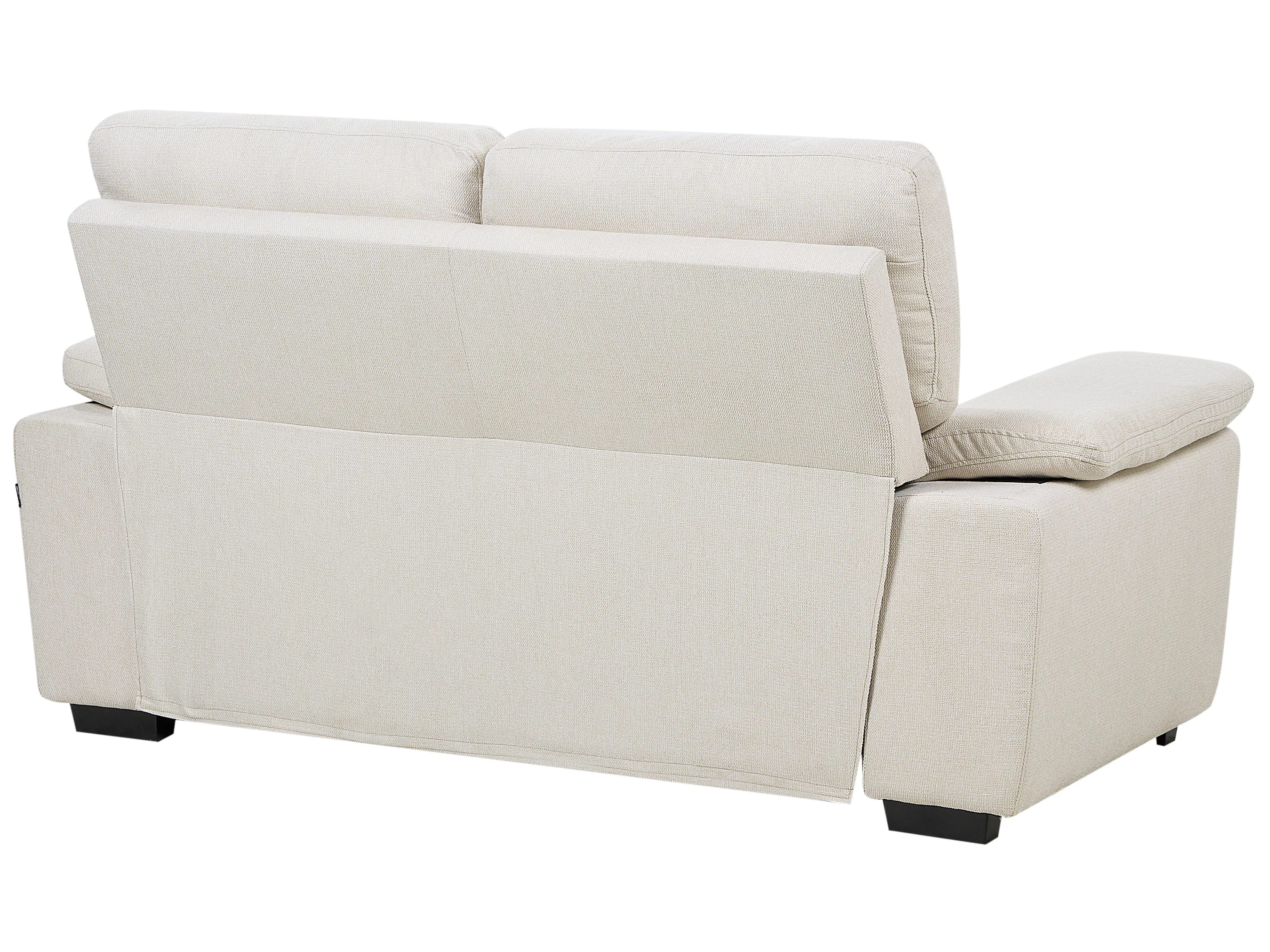 Bank 2-zits VOGAR Stof Lichtbeige