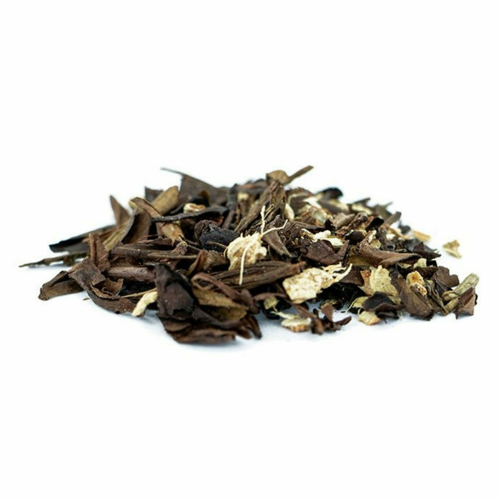 Thé vert bio japonais hojicha cacao agrumes 60 g + paille en inox avec filtre intégré