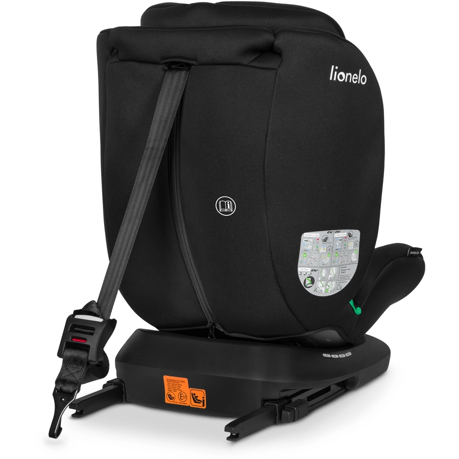 lionelo Kindersitz Bastiaan i-Size Black Grey