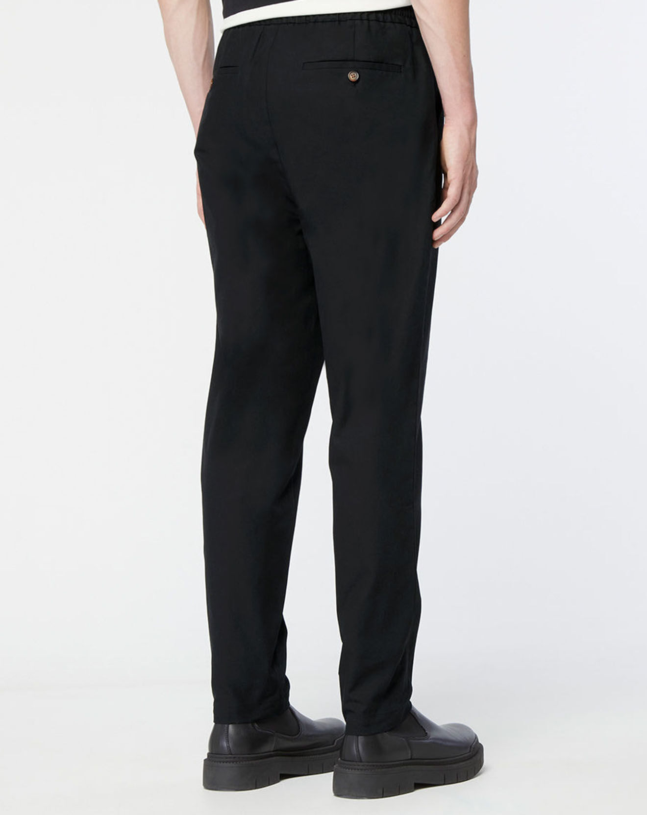 Galeries Lafayette Jogging Nujog chino noir