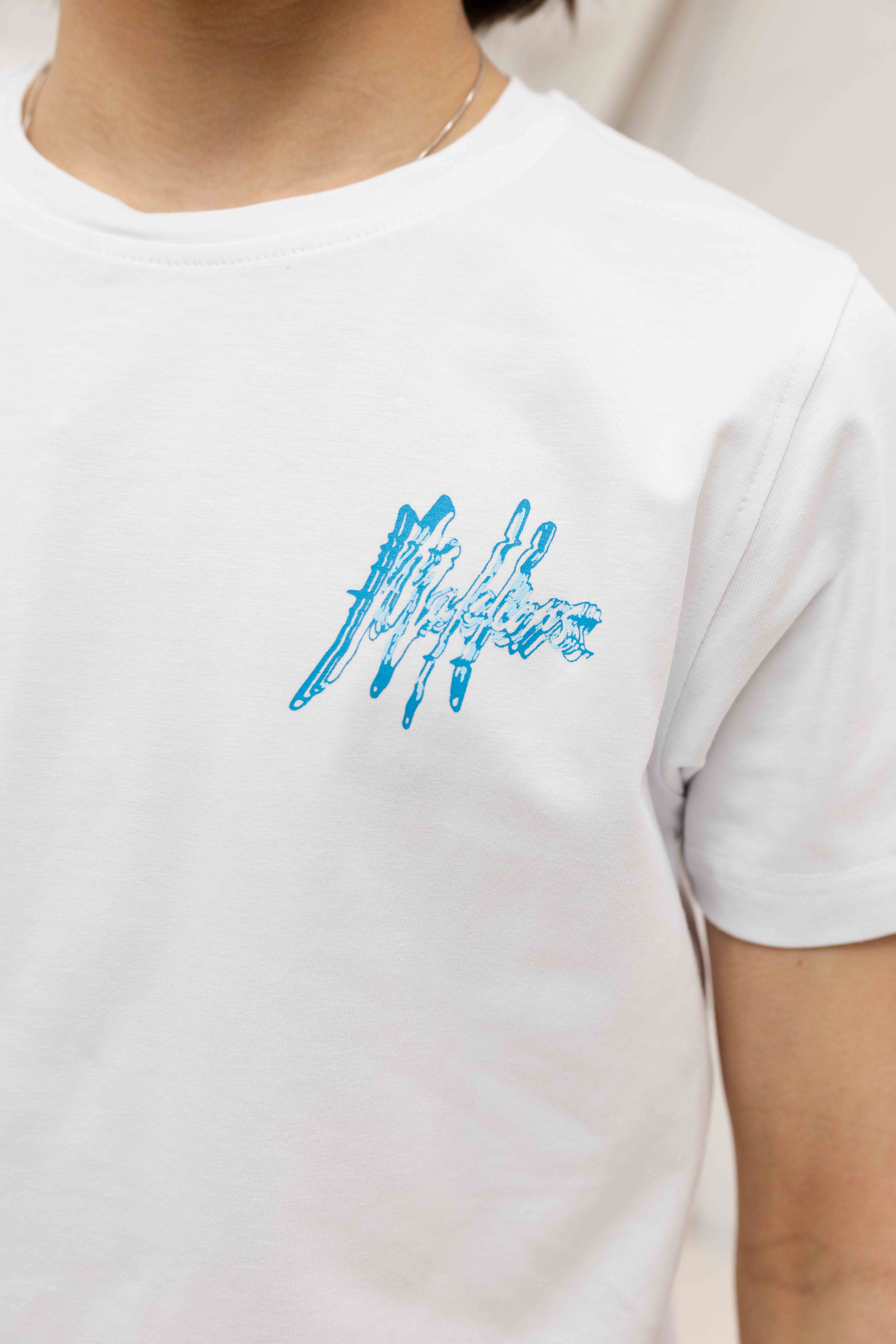 Malelions 3D Wave T-Shirt Kids Wit