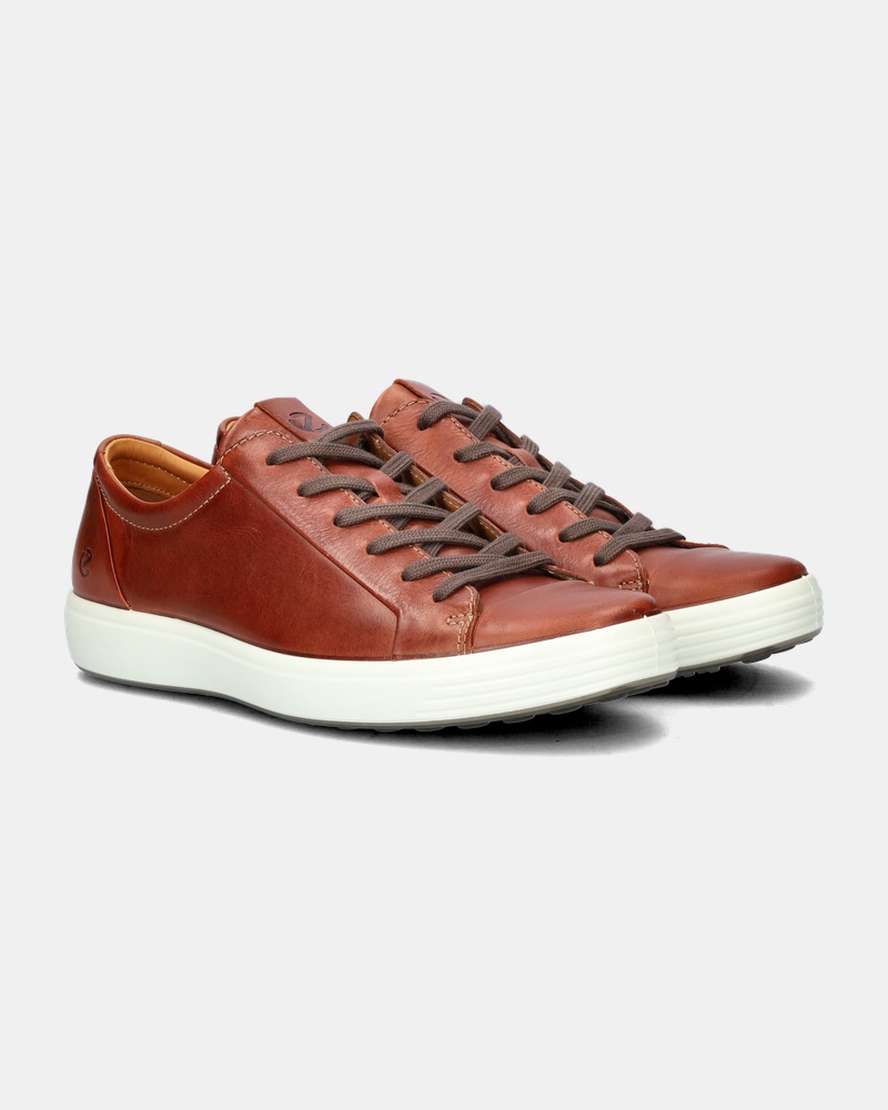 Ecco Soft 7 Lage sneakers  - cognac