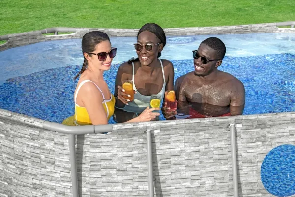 Bestway Power Steel Swim Vista II 427 x 250 x 100 cm - Ny Model!