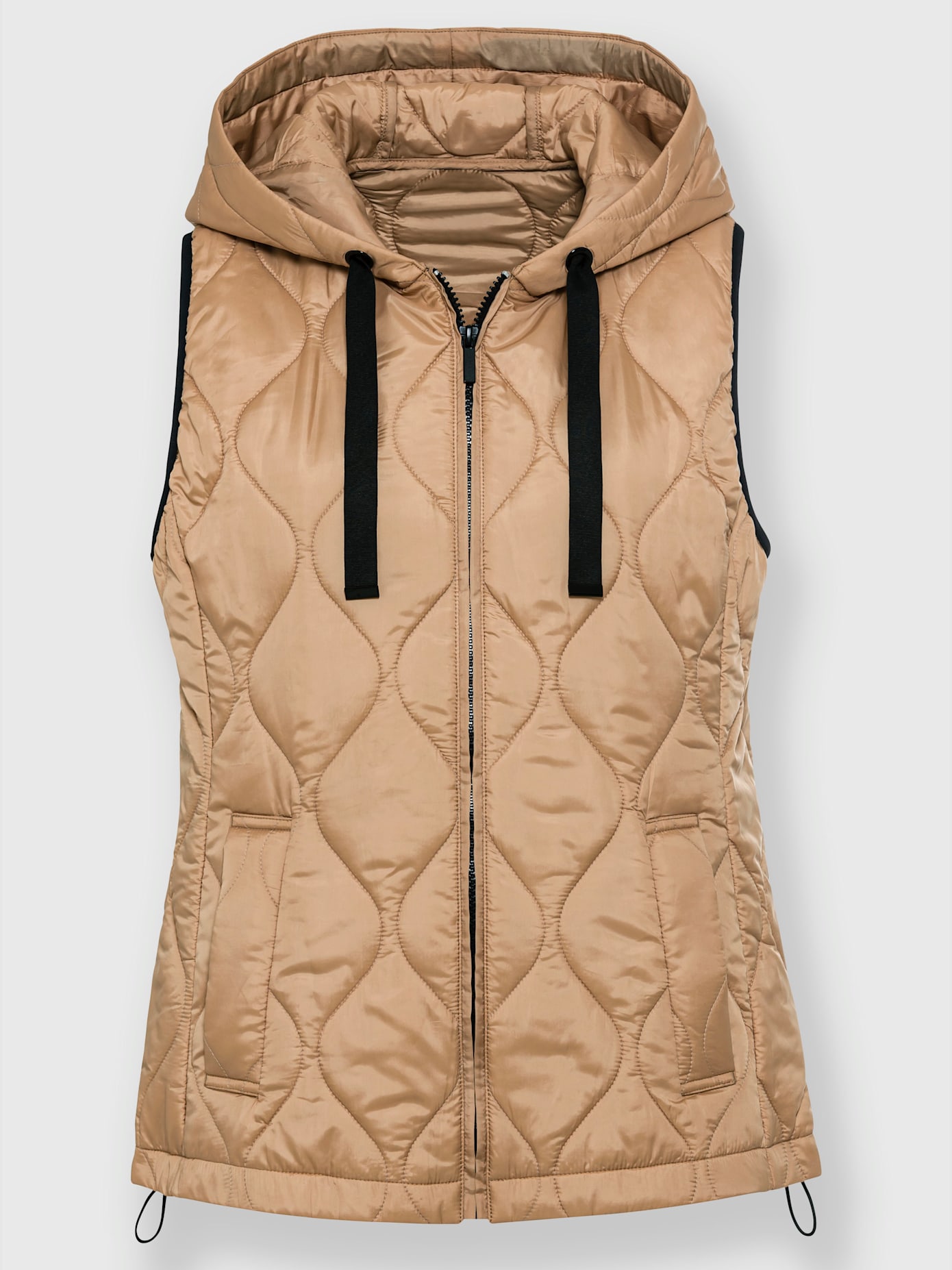 Manteau aspect 2 en 1 avec empiècement gilet