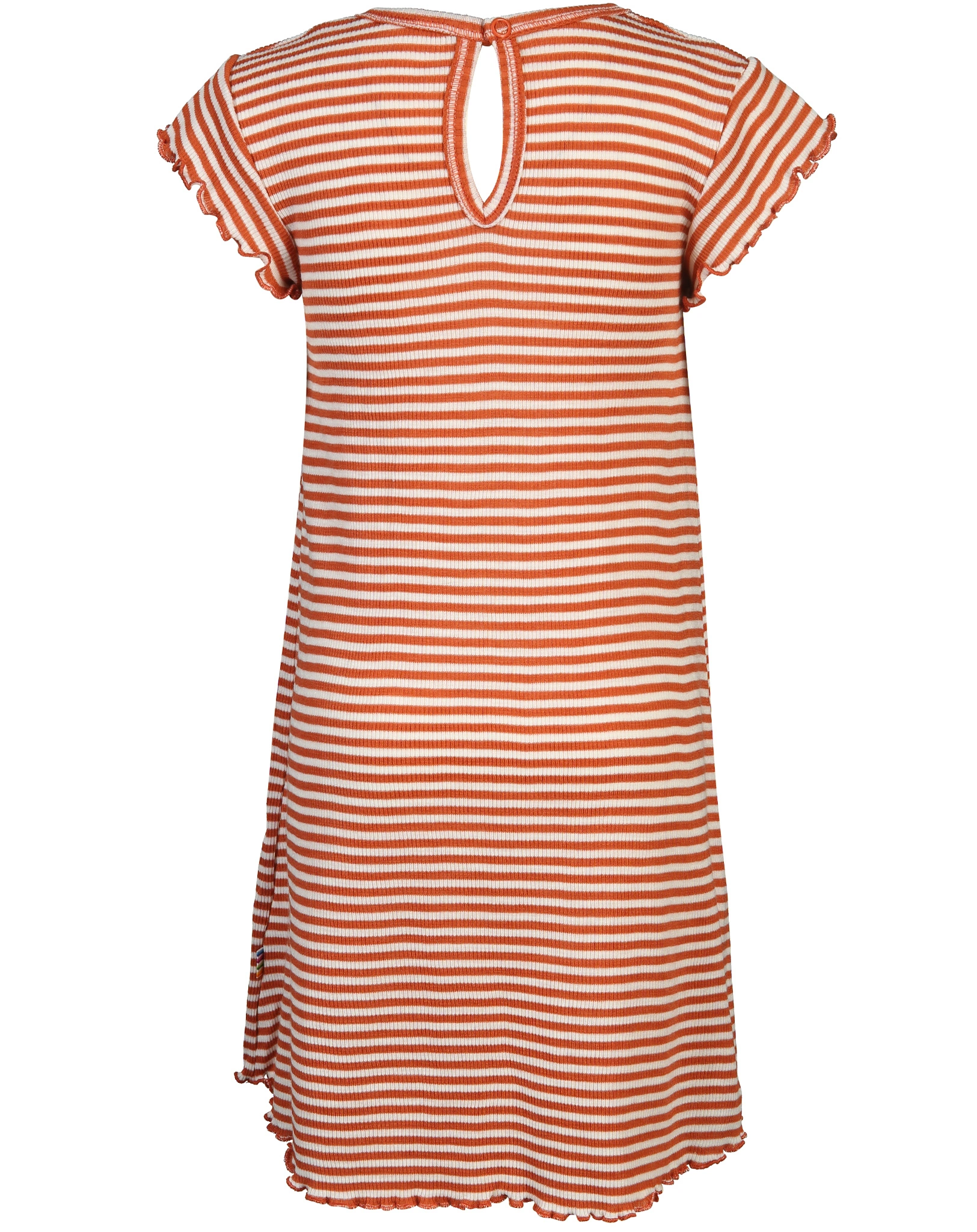Kurzarm-Kleid 4028 SILK in redstripe