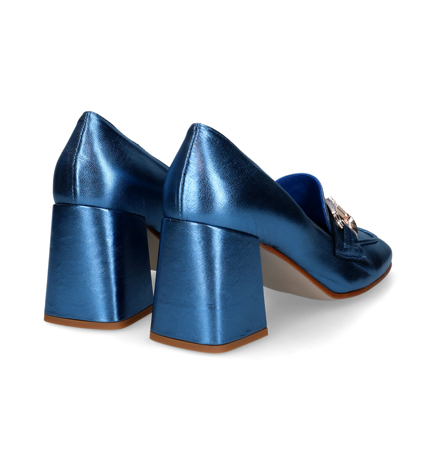 Enkelpumps blauw