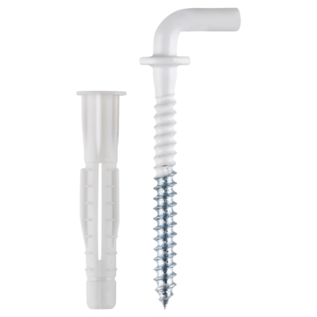 KARWEI kraagplug 8x50mm duim 5,5x70mm wit 2ST