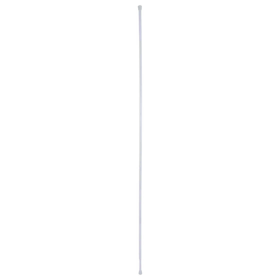 Barre de rideau de douche autobloquante (de 105 à 250 cm) Blanc