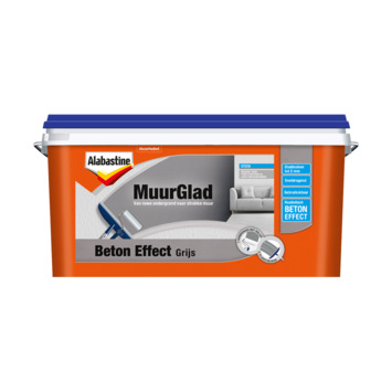 Alabastine MuurGlad beton effect grijs 5 liter