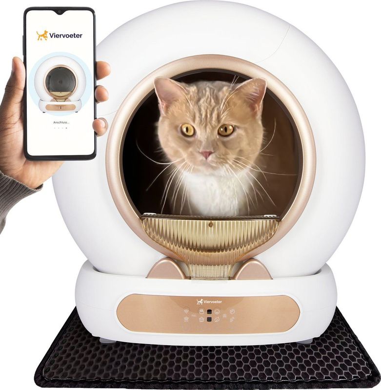 Viervoeter Fresh 3 - Zelfreinigende Kattenbak