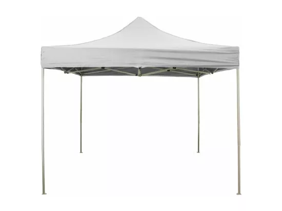 Drap latéral imperméable blanc 2x2m avec fenêtre de remplacement pour tonnelle pliable