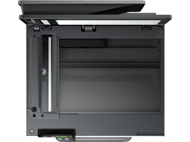 HP Officejet Pro 9130b All-in-One - Multifunktionsprinter - farve - blækprinter - Legal (216 x 356 mm) (original) - A4/Legal (medie) - op til 23 spm (kopiering) - op til 25 spm (udskriver) - 250 ark - 33.6 Kbps - USB 2.0, LAN, Wi-Fi(ac), USB vært - c