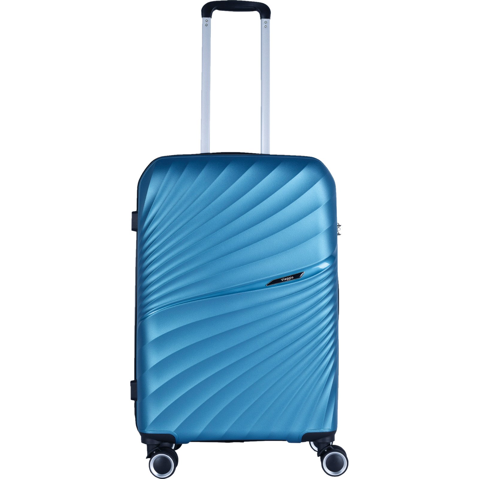 Schalenkoffer Lino M blau/grau