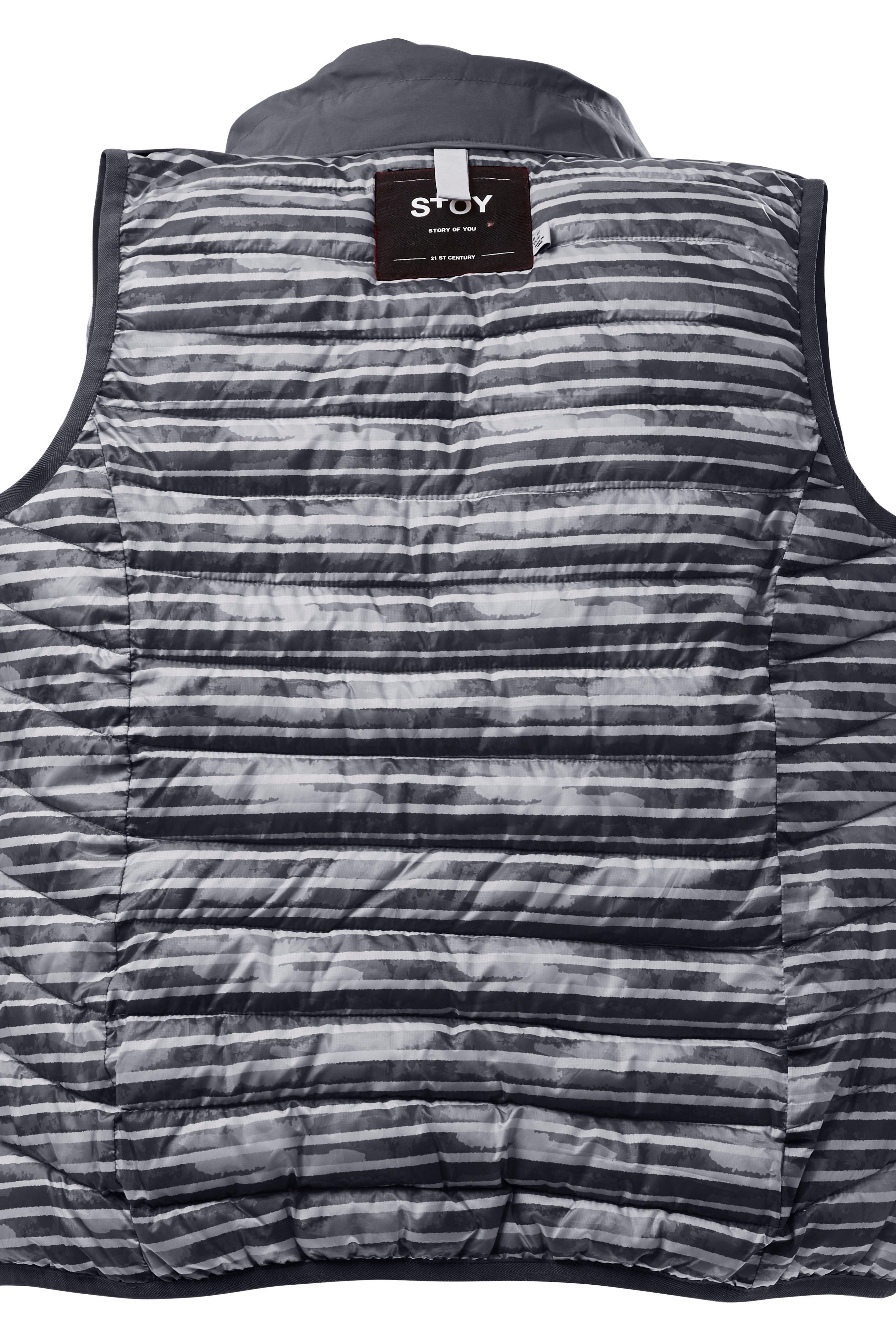 Steppweste mit Stehkragen und 2-Wege-Zipper
