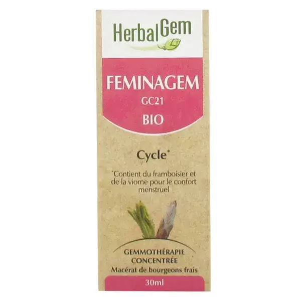 Herbalgem Complexe de Gemmothérapie Feminagem Cycle Bio 30ml