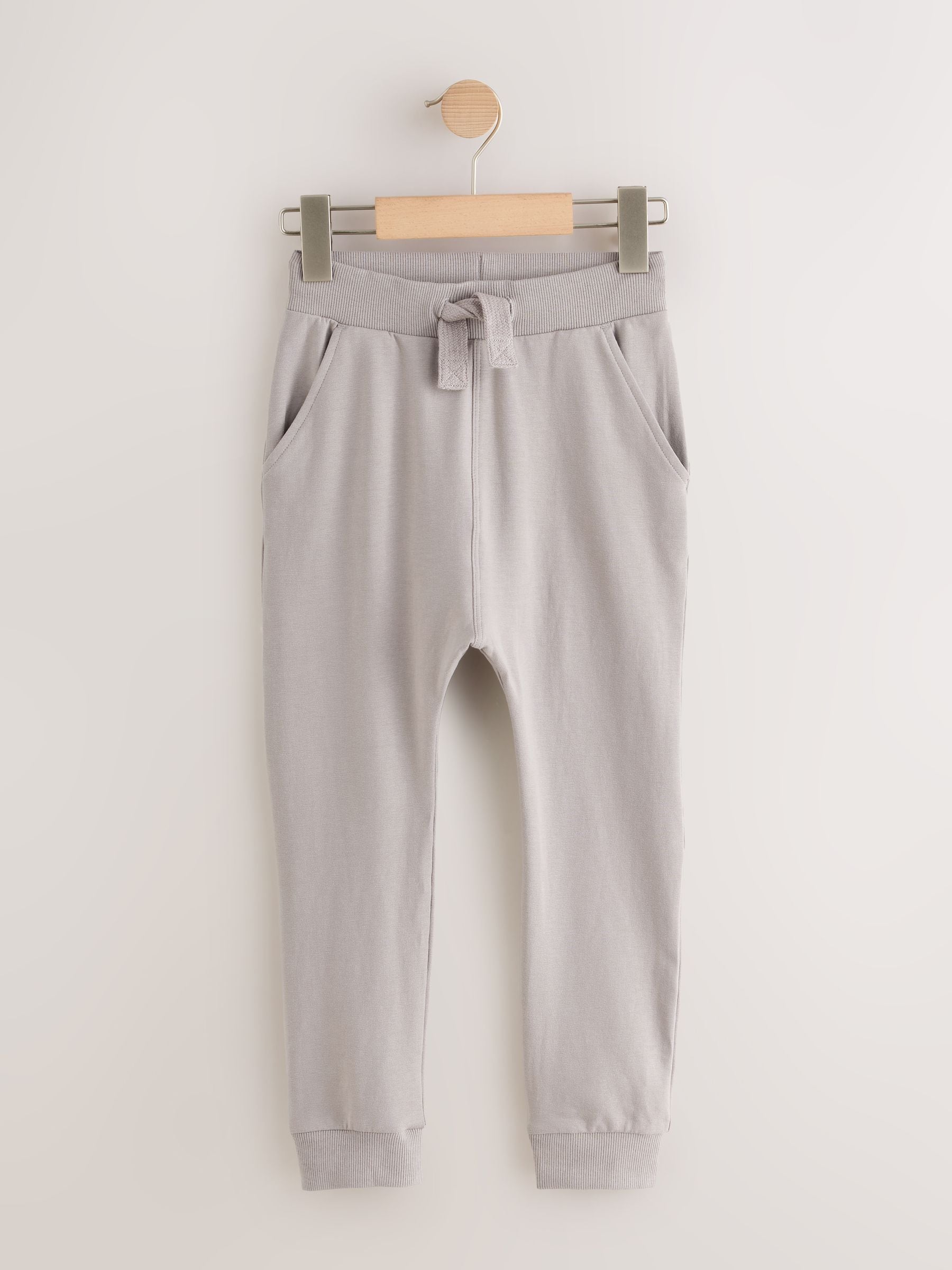 Grijs/zwart/groen - Verpakking van 5 joggingbroeken (3mnd-7jr)