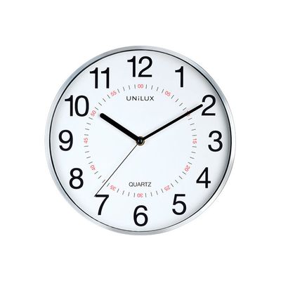 Unilux - Horloge Aria - mécanisme quartz - 28,5 cm - gris métal