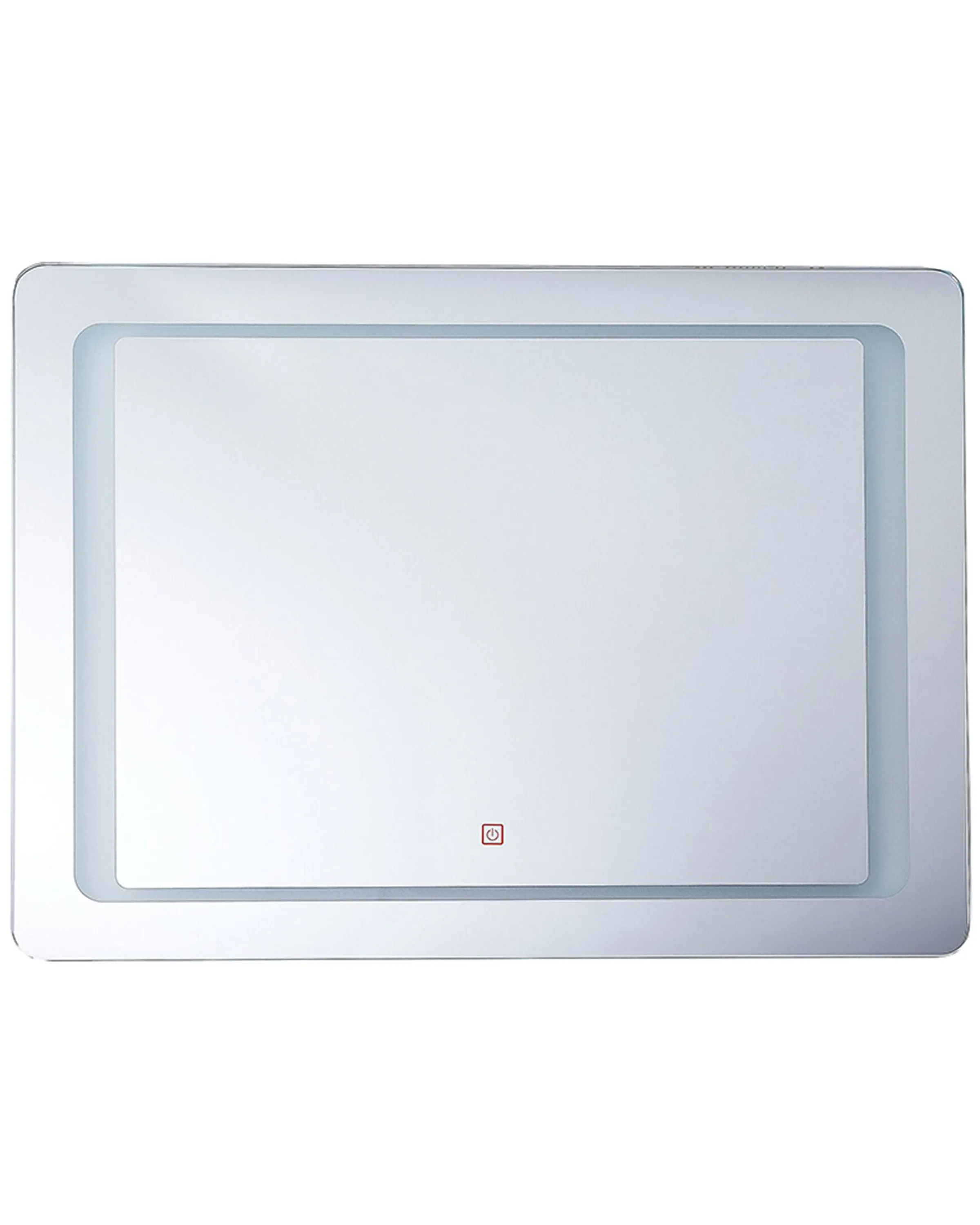 LED badkamerspiegel WASSY 80 cm 60 cm Zilver