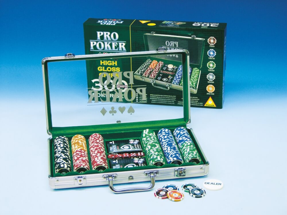 Piatnik 7903 Pokerset im Koffer, mit 300 High Gloss Chips