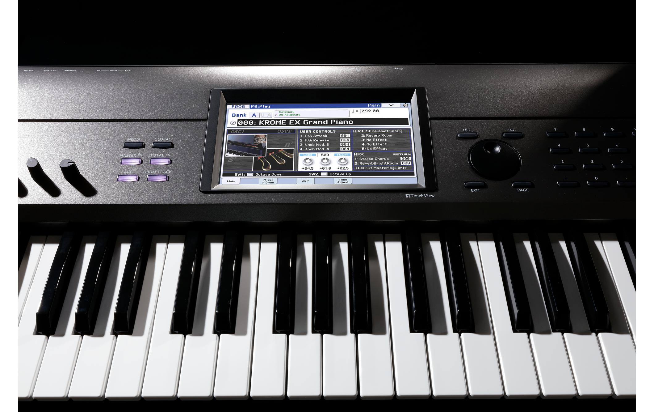 Workstation KROME EX 61<br>Synthesizer Workstation mit 61 Tasten
