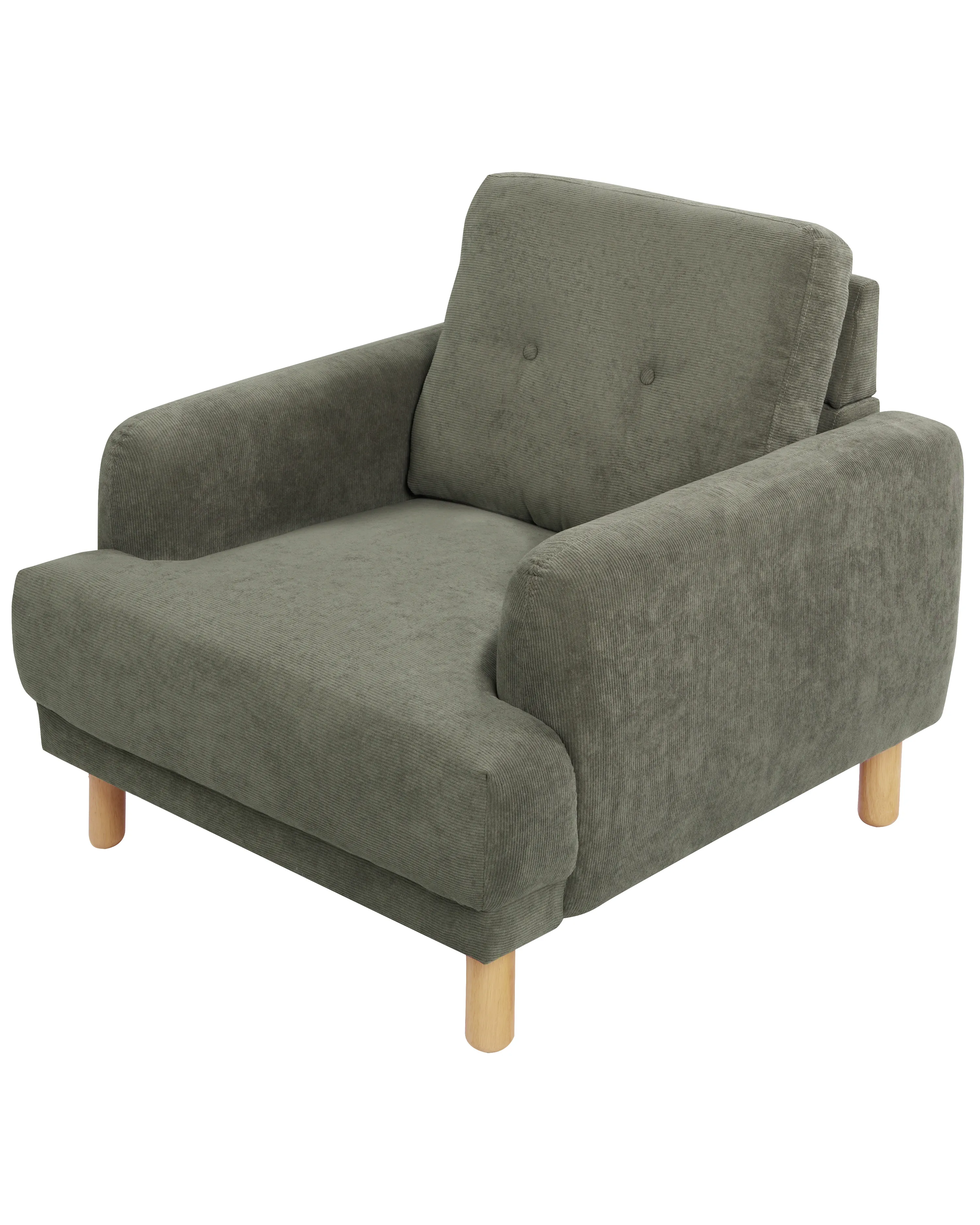 Fauteuil TUVE Corduroy Donkergroen