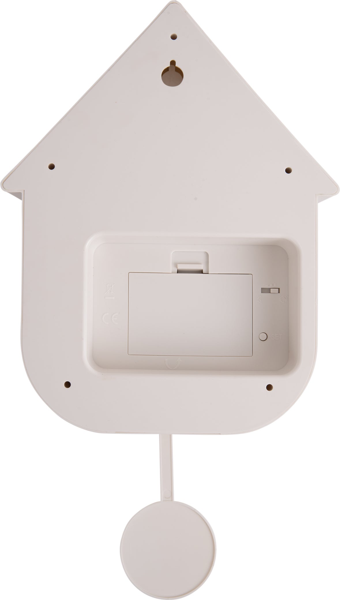 Karlsson wandklok Cuckoo wit 21,5 x 10 x 41 cm