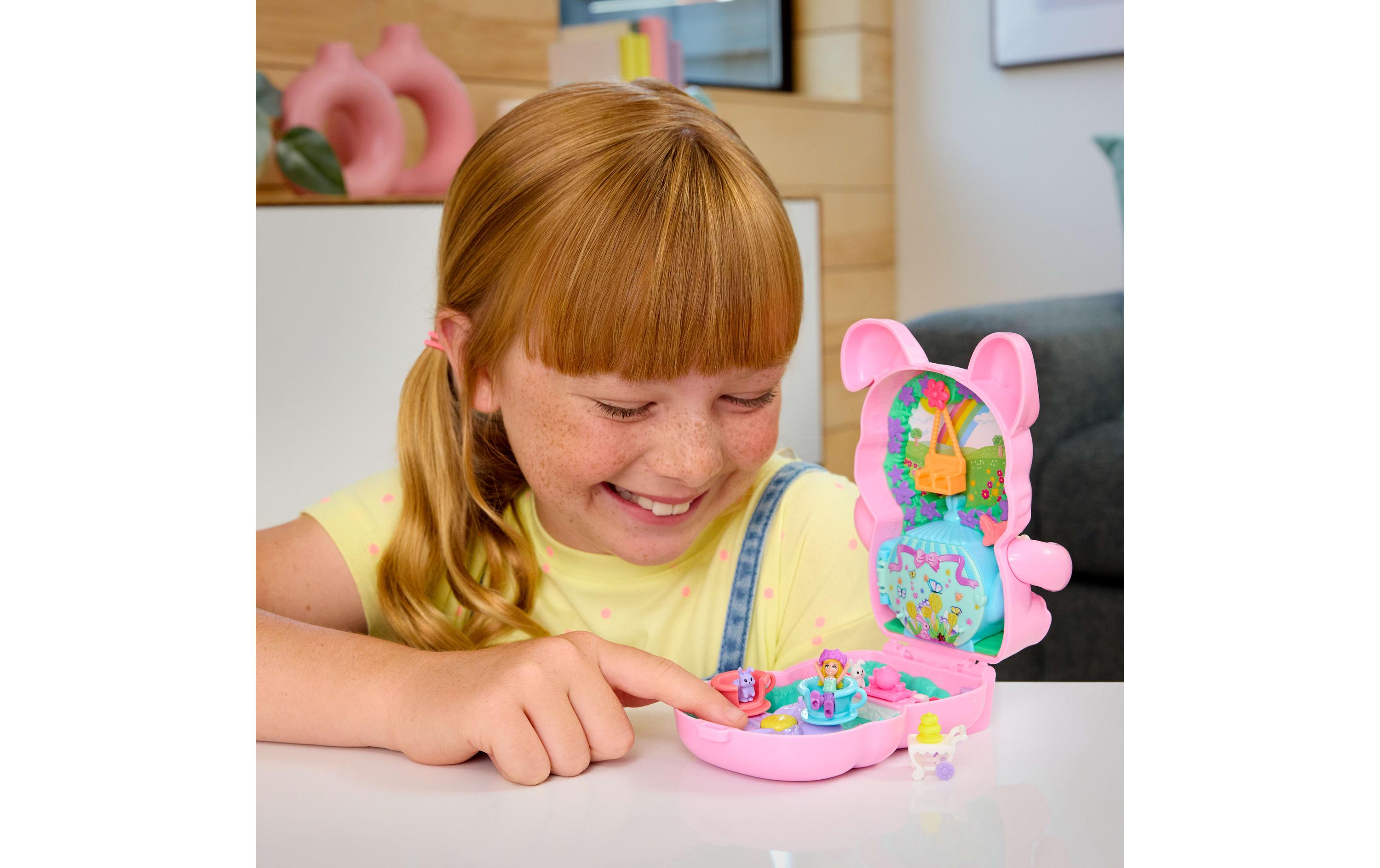Spielset Teeparty-Häschen SchatulleSpielzeug für unterwegs mit Styling-Accessoires