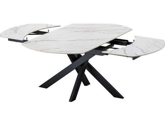 CONCEPT1 - Table Furiani 160/240 x 90 x 74,5 cm blanc