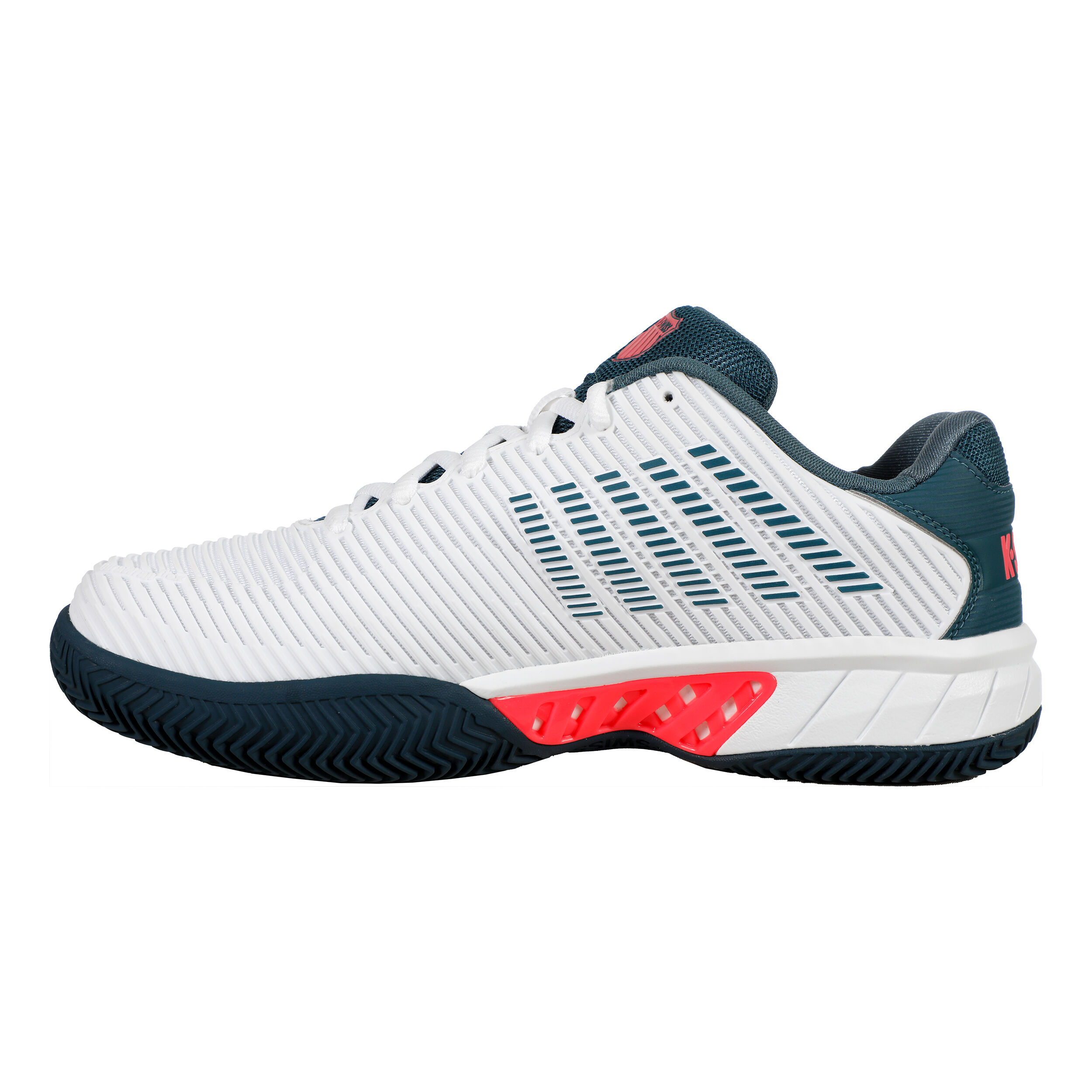 K-Swiss Hypercourt Express 2 Chaussure Terre Battue Hommes - Gris Clair , Bleu Foncé