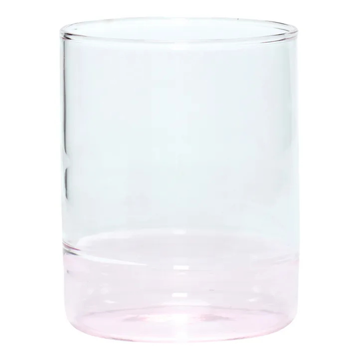Hübsch Verre bicolore | Rose pâle